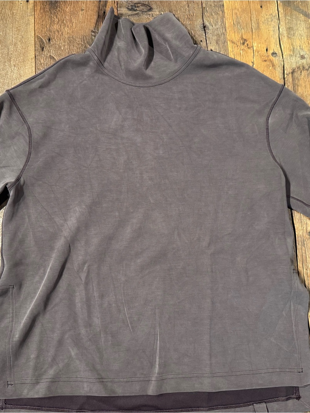 lululemon athletica Oversized Women's Mockneck Sweatshirt - Charcoal